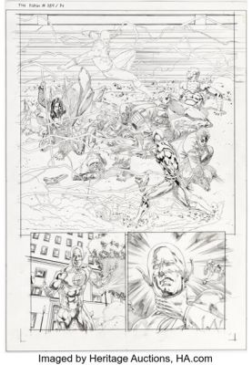 Fernando Pasarin The Flash #789 Story Page 14 Pencils Original Art (DC, 2023). | Heritage