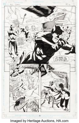 William Rosado, John Dell, and Ray Kryssing All Star Comics #2 Story Page 16 Original Art (DC, 1999). | Heritage