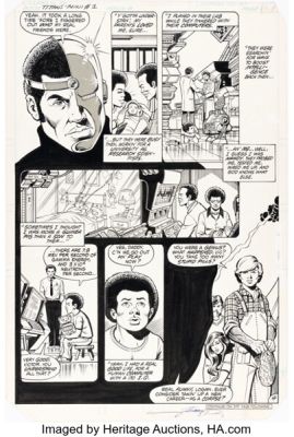 George Pérez and Brett Breeding Tales of the New Teen Titans #1 Story Page 4 Original Art (DC, 1982). | Heritage