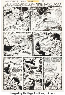 Dick Ayers and Romeo Tanghal Men of War #8 Story Page 5 Original Art (DC, 1978). | Heritage