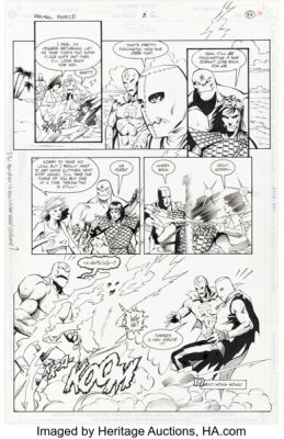 Christopher Schenck, Ken Hooper and Barbara Kaalberg Primal Force #3 Story Page 24 Original Art (DC, 1995). | Heritage