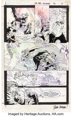 Dario Carrasco Jr. and Jordi Ensign Star Wars: Tales of the Jedi - The Sith War #2 Story Page 15 Original Art (Darke Horse, 1995).