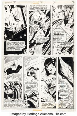 Gene Colan and Mike Esposito The Sub-Mariner #43 Story Page 10 Original Art (Marvel, 1971). | Heritage