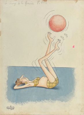 Albert Dubout (1905-1976) | "Le visage de la femme" | misc / divers