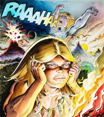 Cheret André Et... | Lot 45 - CHERET André et LECUREUX Roger Rahan Illustration inédite... | Neo Enchères