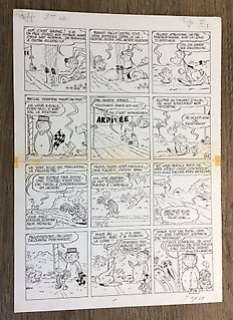 Mouminoux, Guy - Planche originale - Rififi, le moineau turbulent - Rien ne sert de courir ... - (1971) | Catawiki