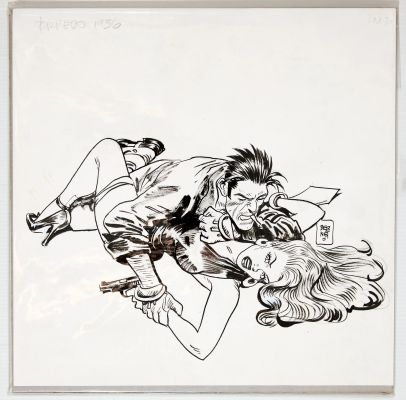 Bernet, Torpedo,... | Lot 86 - BERNET, Torpedo, illustration à l’encre de Chine sur... | Tessier Sarrou