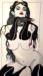 Maxemmed - original illustr. "CAT" - cm 29x42 - (2013) | Catawiki