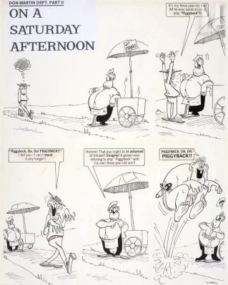 Don Martin (1931-2000) | Lot 200 - Mad. On a saturday afternoon. | Millon