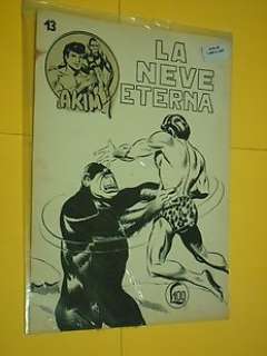 Akim #13 - II^ s. - Augusto Pedrazza - original cover - Page volante - (1967) 