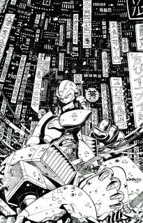 Jimbo Salgado - Mega Man Top Shelf Comic Cover