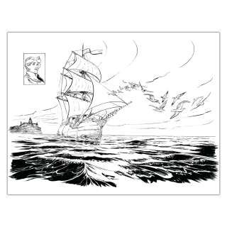 Gaëlle Hersent - Le Boiseleur 2 - Planche originale 92 & 93