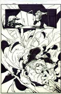 Carlos Cuevas, Francisco Herrera - Venom #4 P.17 - Venom Action/Explosion Splash! - 2003