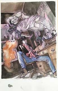 Dylan Dog - Marco Nizzoli Illustrazione originale - Loose page | Catawiki