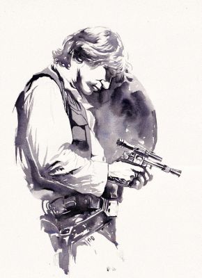 Ito | Star Wars: Han Solo Illustration | Kirby’s Comic Art