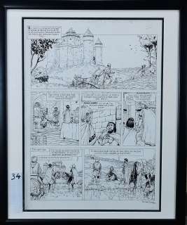 Philippe DELABY - 1989 Planche à l’encre de chine Richard Cœur de… | Laval Enchères