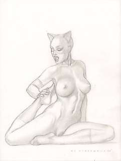 Adriano De Vincentiis - illustrazione originale "Catwoman" - Loose page (2020) | Catawiki