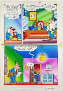 Topolino n. 1837 - Giulio Chierchini - Tavola Originale "Topolino e Little Gum Fantasmi a Bizzeffe" - Loose page - (1991) | Catawiki