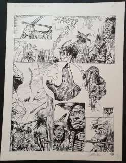 Derib - Planche originale - Buddy Longway T15 - Hooka-Hey - (1986) | Catawiki