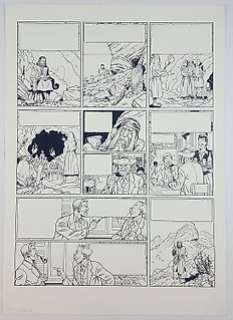 Blake & Mortimer T19 - Original plate (p.23) La malédiction des trente deniers - Le manuscrit de Nicodemus T1 - (2010) | Catawiki