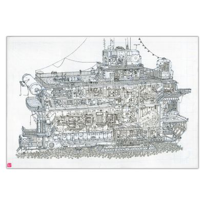 Mathieu Bablet - Silent Jenny - Illustration originale Monade