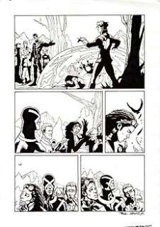 X-Men - Legacy 16 page6 Cyclope Art Original Paul Davidson - Loose page - First edition - (2013)