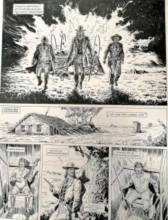 PLANCHE ORIGINAL DE WILD WEST DE JACQUES LAMONTAGNE