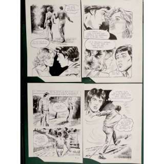 GABAGLIO Mon premier amour lot de 4 planches 24 à 27 | YakaBD