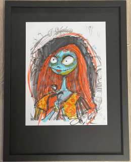 Eric Robison - Sally in the Nightshade Garden – original color study