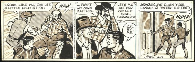 John Celardo | Buz Sawyer daily strip | Galerie Laqua