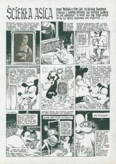 Krzysztof Owedyk, Prosiak | Prosiacek 7, ÅšciekÅ‚a Asica, z serii: Bajki UrÅ‚aÅ‚ckie | ArtKomiks Aukcje