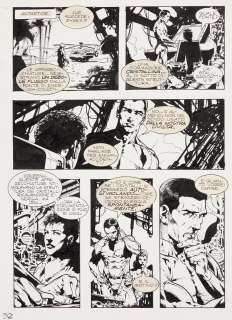 Arturo LOZZI "Lazarus Ledd" Planche originale pour la série "Lazarus Ledd"