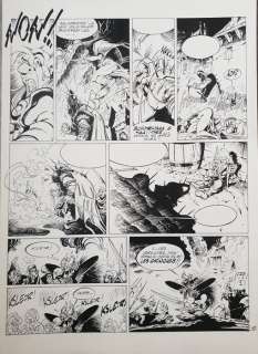 Crisse, Didier - Planche originale - L’Épée de Cristal T4 - Le Cri du grouse - (1992) | Catawiki