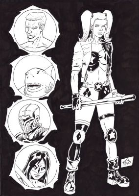 Harley Quinn & Suicide Squad Villains | Corner4art