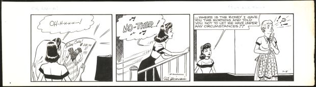 Phil Berube | Oh, Diana! daily strip | Galerie Laqua