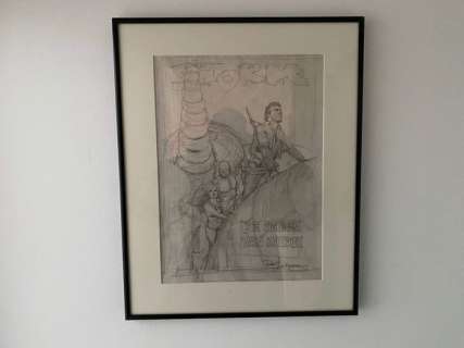 Lawrence, Don - Originele coverschets/-studie - Storm 14 - De honden van Marduk | Catawiki