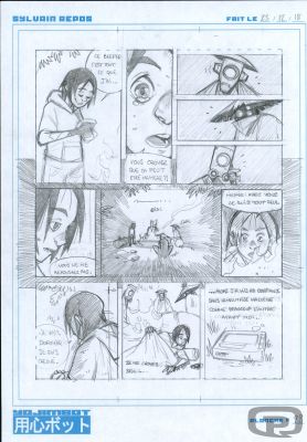 Sylvain Repos | Yojimbot, Volume 1, Storyboard Page 98 - Original Artwork by Sylvain Repos | Pulp’s Art