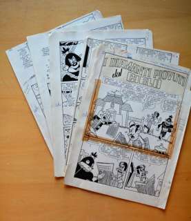 Cucciolo N.2 - 12x tavole originali - epis. completo "I diamanti caduti dal cielo" - Loose page - (1961) | Catawiki