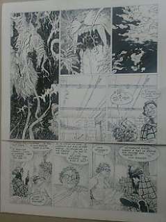 Missié Vandisandi - Planche originale Ã  l’encre de Chine (p.21) - Missié Vandisandi - Free area - (1990) | Catawiki