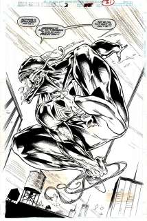 Andrew Wildman, Joe Rubinstein - venom: carnage unleashed #3 p 1 splash (1995)