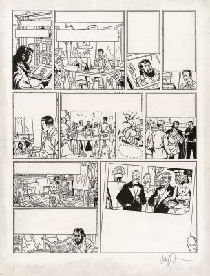 Van Dongen | Blake et Mortimer T. 31 La menace Atlante | Galerie Champaka