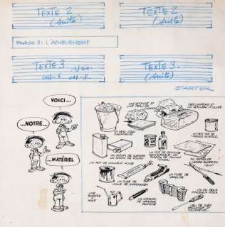 Jidéhem | Les Chroniques de Starter, illustration Ã  l’encre… | Banque Dessinée