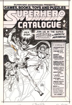 Joe Kubert | Superhero Catalogue (-for merchandise) | Galerie Laqua
