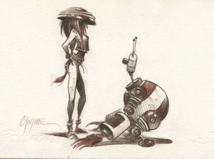 Cromwell - Dessin original - Anita Bomba - (2009) | Catawiki