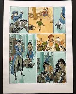 Marini - Planche originale (p.45) - Le Scorpion T4 - Le démon au Vatican - (2004)