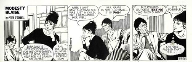 ORIGINAL PAGE - MODESTY BLAISE #4478 - ENRIC BADIA ROMERO - DAILY STRIP - ART | eBay Europe