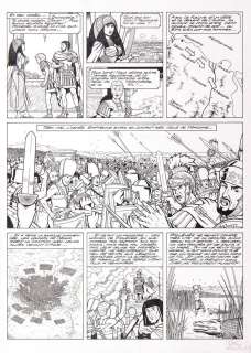 Lenaerts | Alix, planche n°29 Ã  l’encre de Chine et Ã  la m… | Banque Dessinée