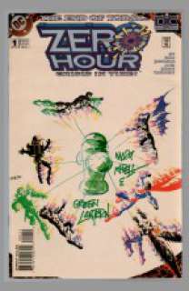 Zero Hour #1 Sketch Cover ~ Mart Nodell Green Lantern