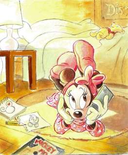 Minnie Mouse in her Room - Original Painting By Tony Fernandez - Original Art | Catawiki