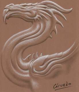 Ciruelo Cabral - Original Drawing - Dragon D-302 - Original Art | Catawiki